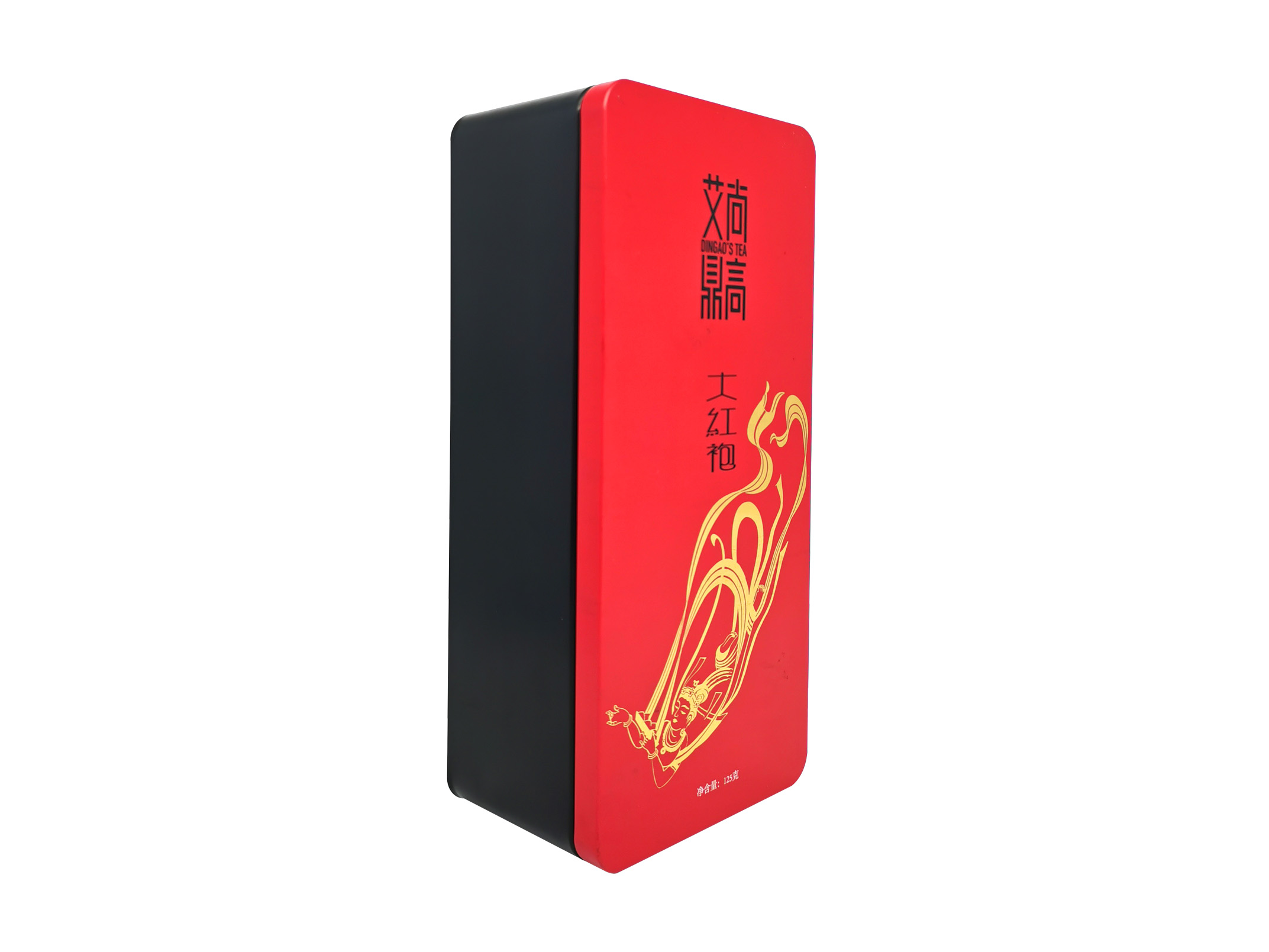 茶叶铁盒定制-大红袍茶叶铁盒包装