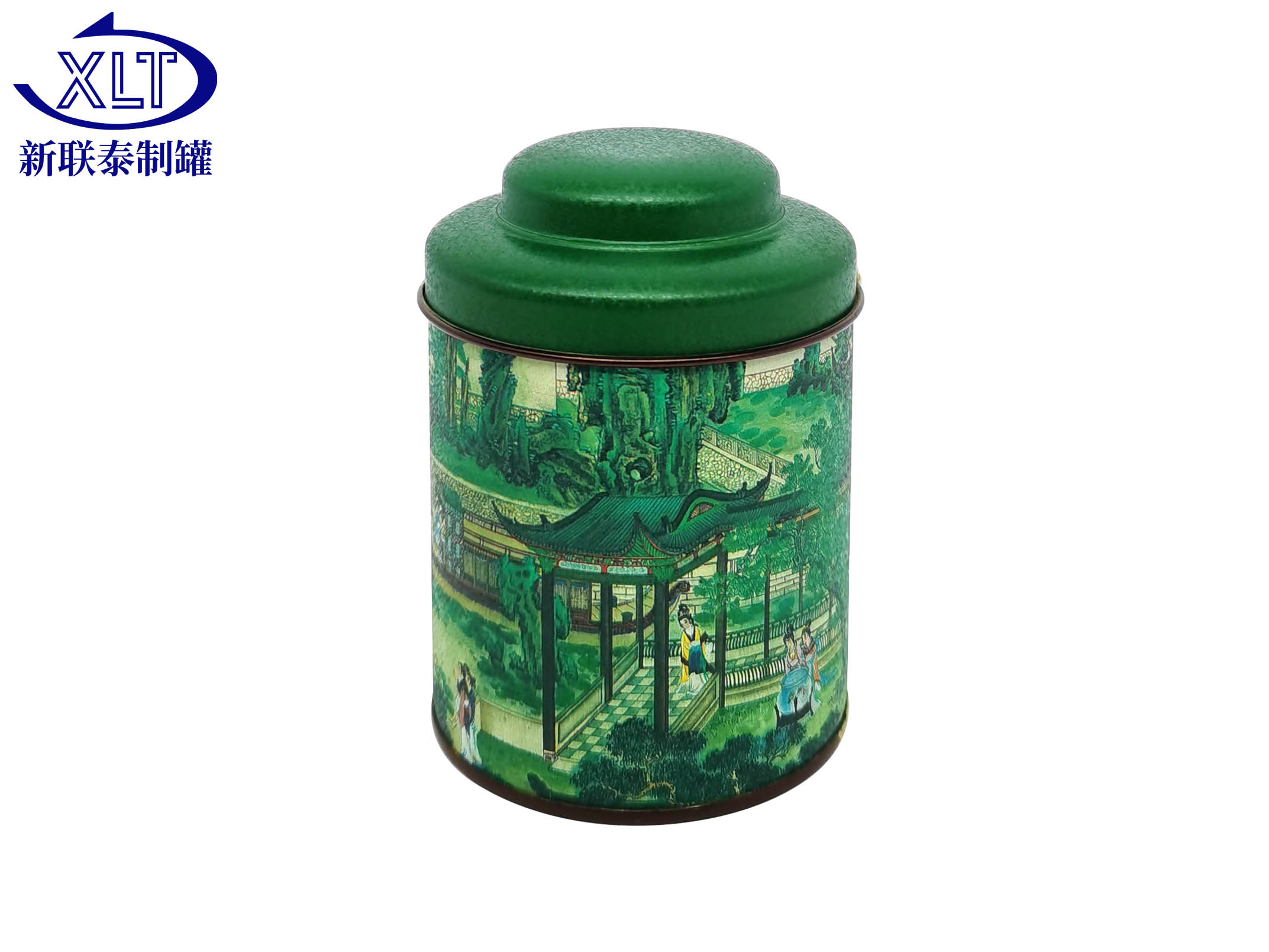 茶叶铁罐定制-凸盖小茶叶罐