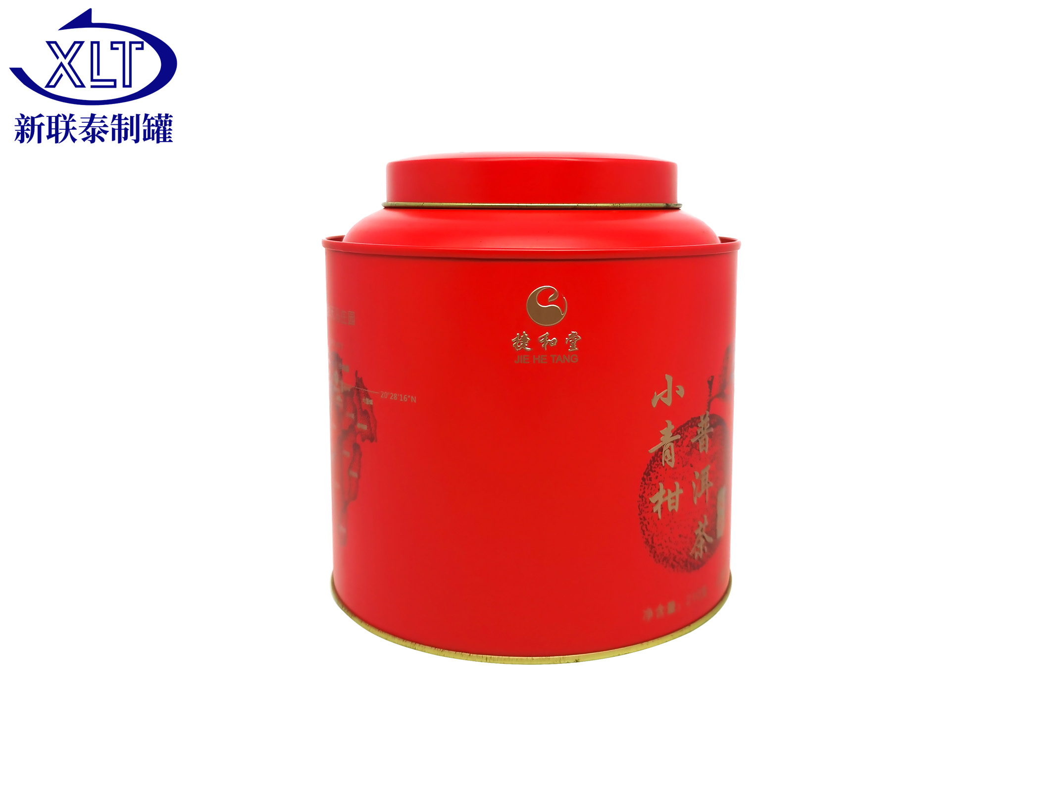 茶叶铁罐定制-双层盖平盖茶叶罐