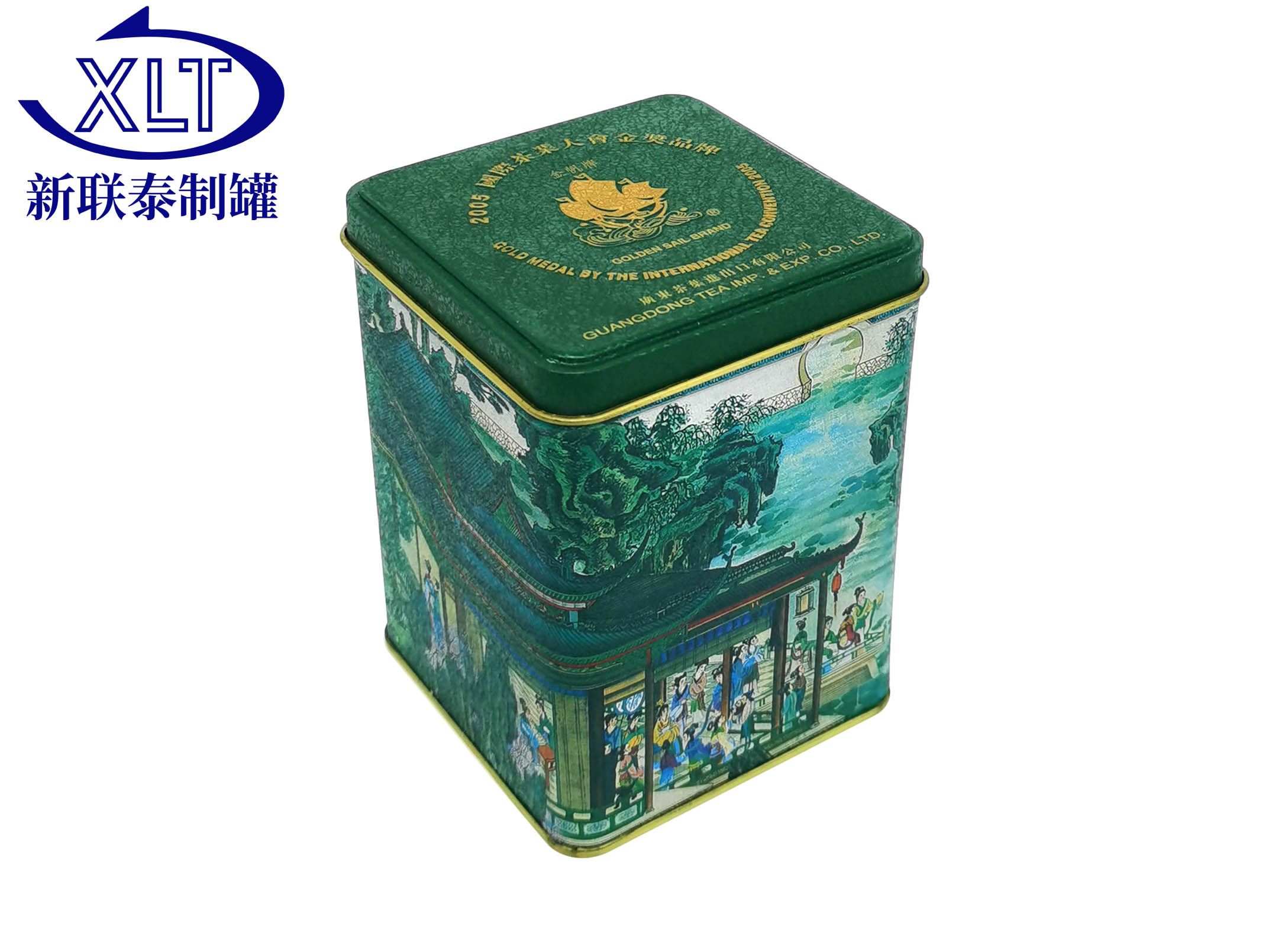 茶叶铁罐定制-正方形铁罐包装